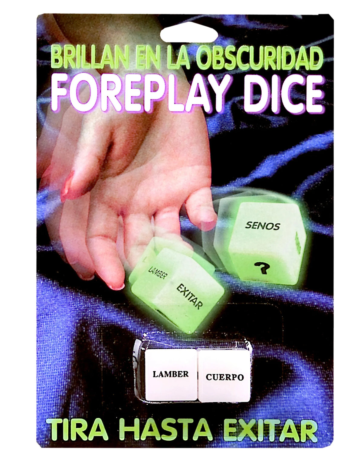 Foreplay Dice (Spanish Version) – Glow in the Dark Adult Game > Novelties > Games - Tophatter Daily Deals