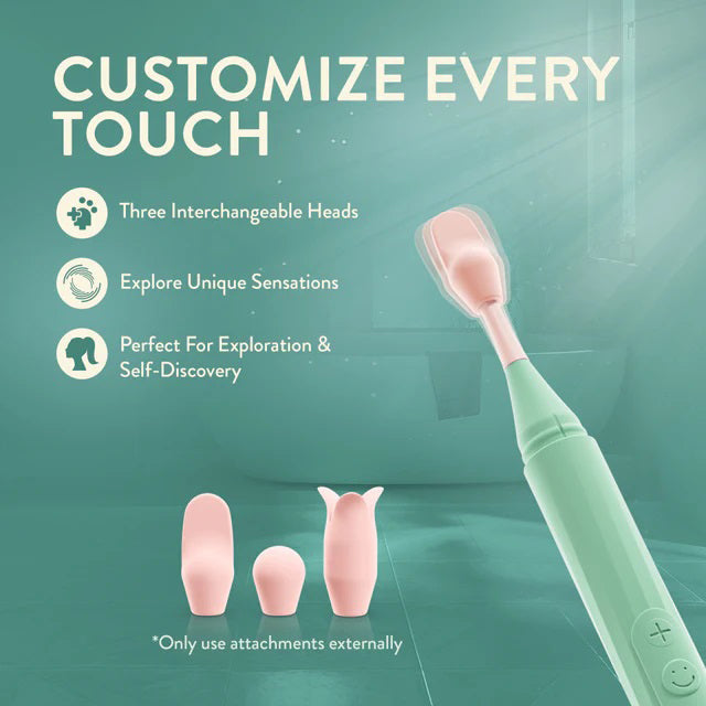 Blush Sage (Green) – Luxury Oscillating Wand Vibrator > Vibrators > Ladies > Clitoral Vibrators and Stimulators - Tophatter Daily Deals