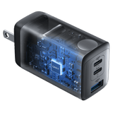 Anker PowerPort 3 3 Port Wall Charger 65W - Black Electronics - Tophatter Daily Deals