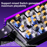 Mechanical Gaming Keyboard 68 Key RGB Compact Esports - Tophatter Daily Deals