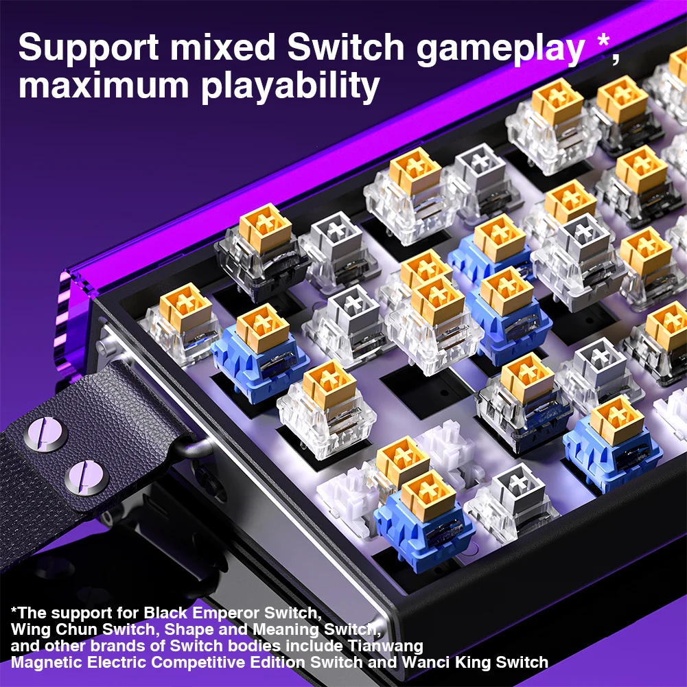 Mechanical Gaming Keyboard 68 Key RGB Compact Esports - Tophatter Daily Deals