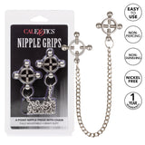 Nipple Grips 4 Point Nipple Press With Chain – Adjustable Nipple Clamp > Sex Toys > Nipple Clamps - Tophatter Daily Deals