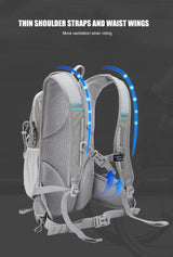 12L Waterproof Mountaineering Backpack Grey Backpacks - Tophatter Daily Deals