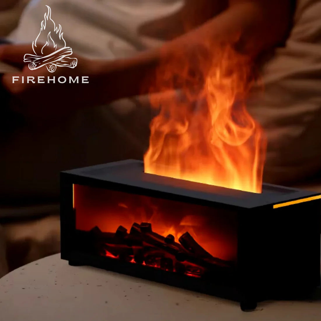 FirePlace Humidifier Black - Tophatter Daily Deals