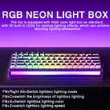 Mechanical Gaming Keyboard 68 Key RGB Compact Esports - Tophatter Daily Deals
