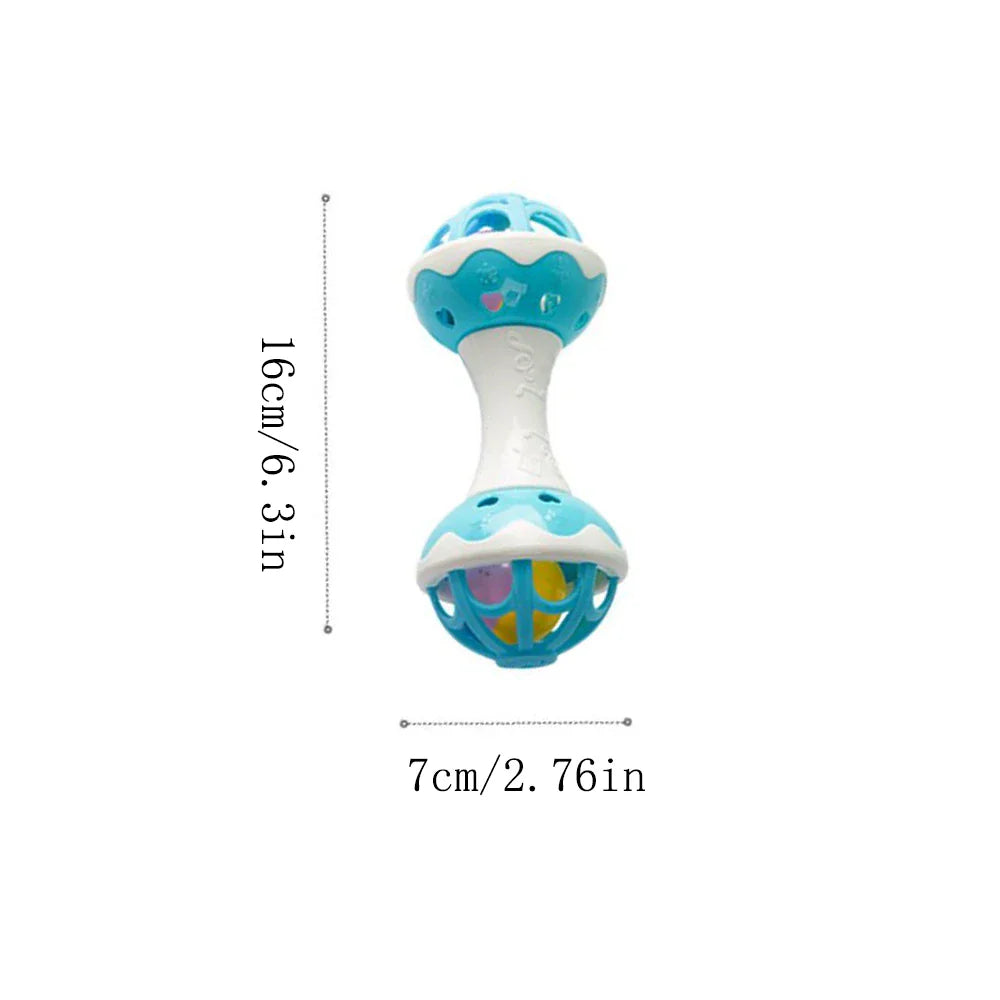 Baby Rattle Sensory Toy For Fine Motor Development Dumbbell Ball - Tophatter Daily Deals