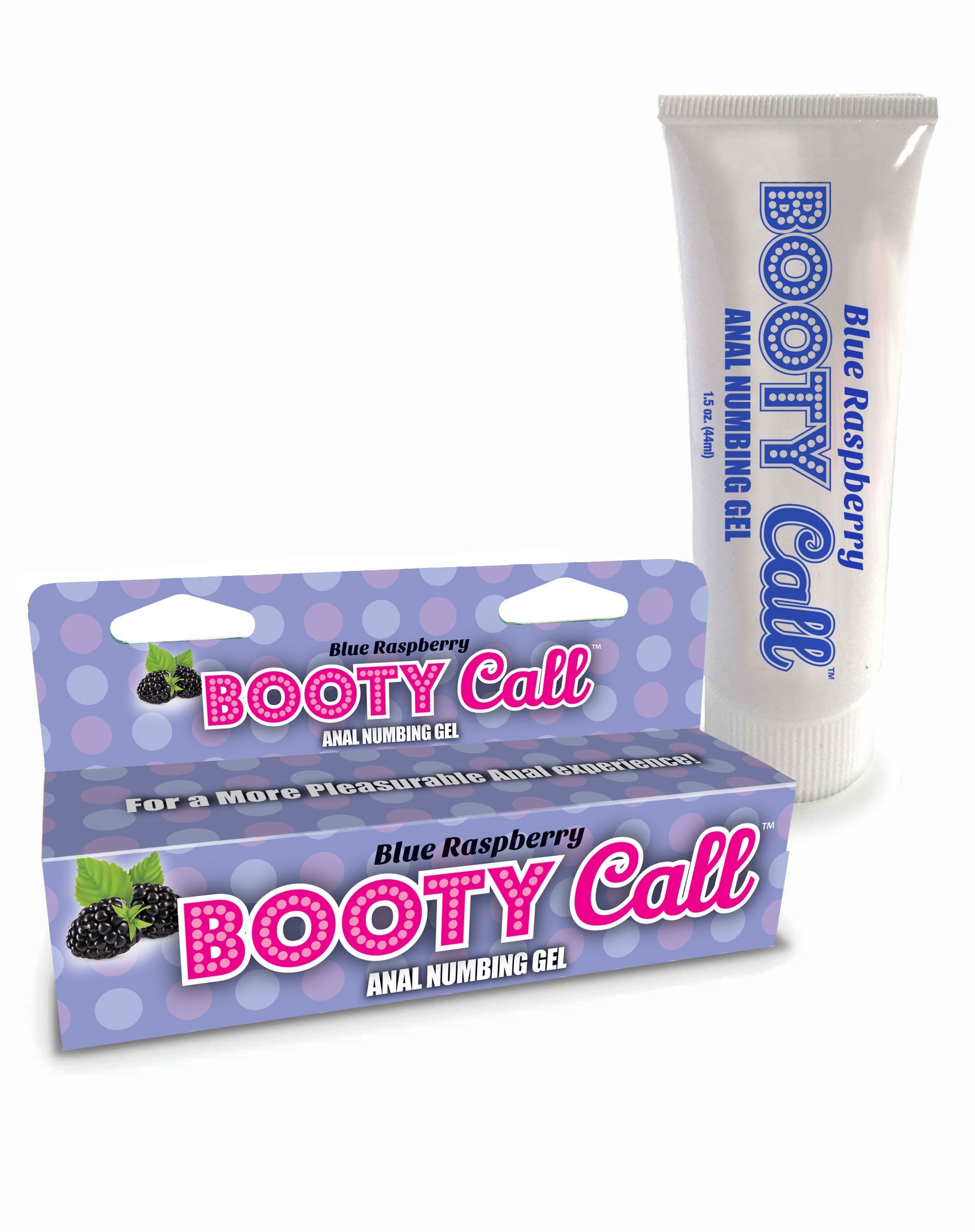Booty Call Blue Raspberry Flavored Anal Numbing Gel – 44 ml Gel > Lube > Anal - Tophatter Daily Deals