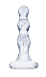 Glas 4 Inch Triple Play Beaded Clear Glass Butt Plug > Glass > Toys - Tophatter Daily Deals