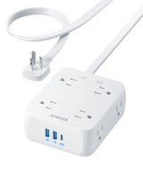 Anker 341 USB Power Strip White Batteries & Power Accessories - Tophatter Daily Deals