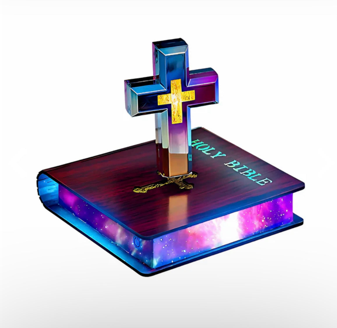 Levitating Cross Lamp - Tophatter Daily Deals