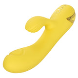 California Dreaming San Diego Seduction Yellow Silicone Dual-Action Massager with Triple Motors and 10 Functions > Vibrators > Ladies > Rabbit - Tophatter Daily Deals