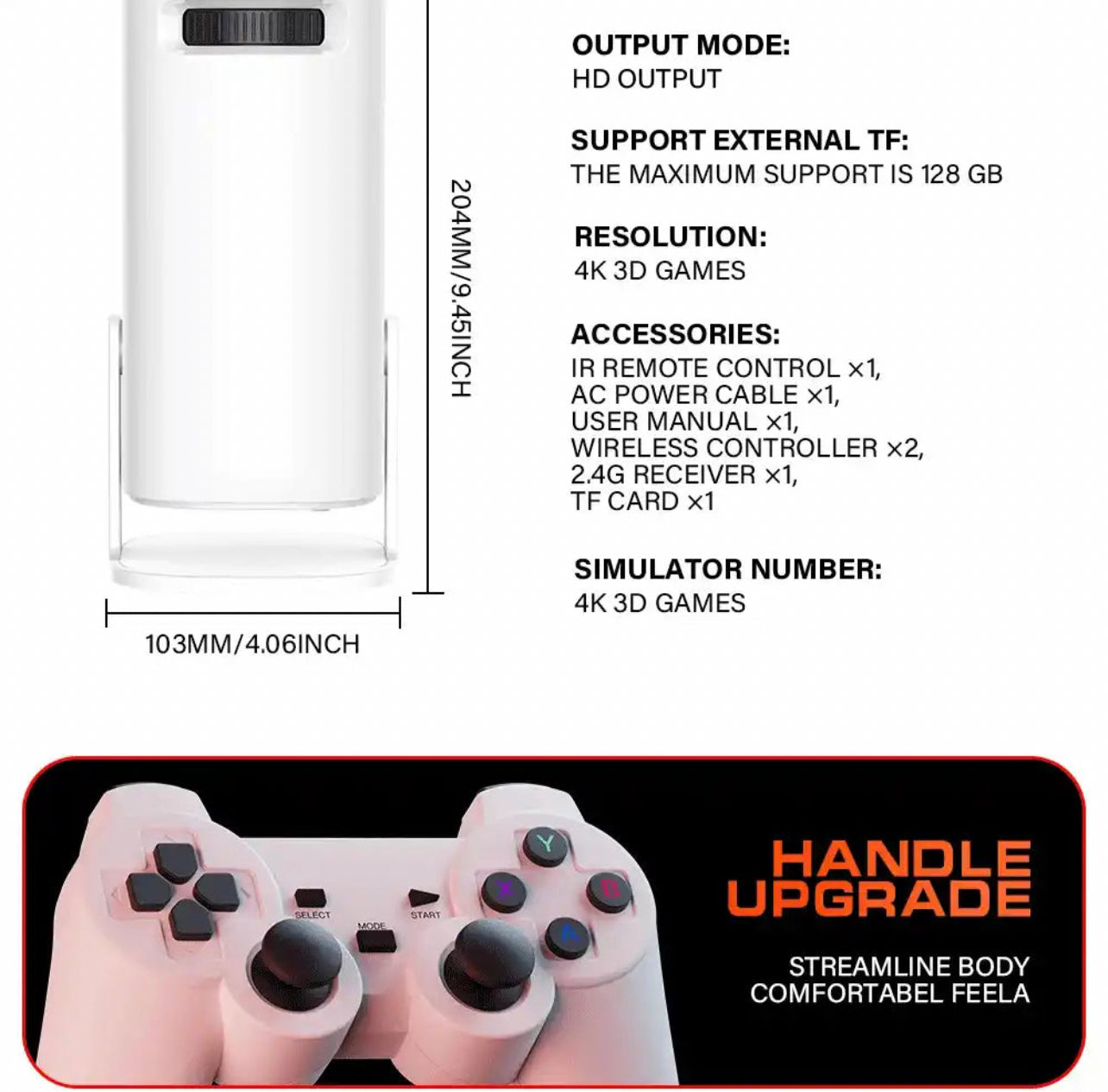 Console Game Projector - Tophatter Daily Deals