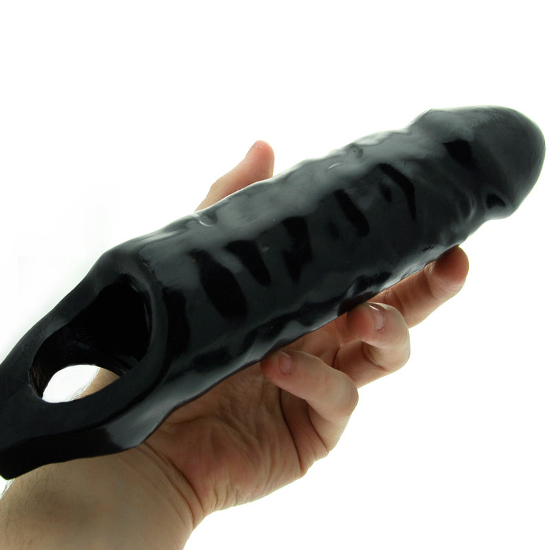 Master Series XL Black Mamba – Lifelike Penis Sleeve Extender > Sex Toys For Men > Penis Sleeves - Tophatter Daily Deals