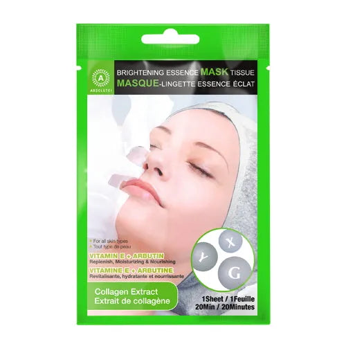 ABSOLUTE Brightening Essence Mask Collagen 0 Essence Mask - Tophatter Daily Deals