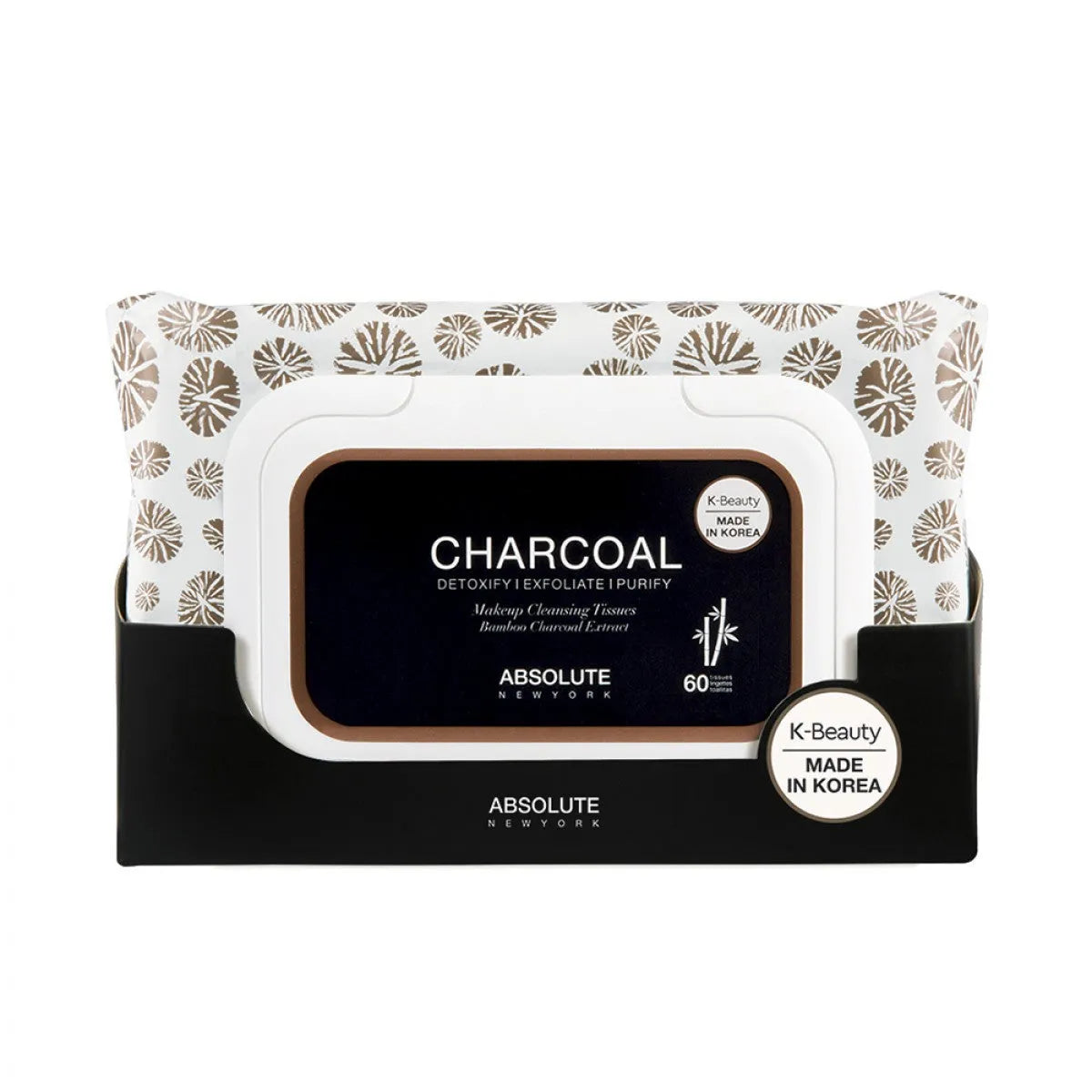 ABSOLUTE Charcoal Cleansing Tissue 0 0 Cleansing Tissue - Tophatter Daily Deals