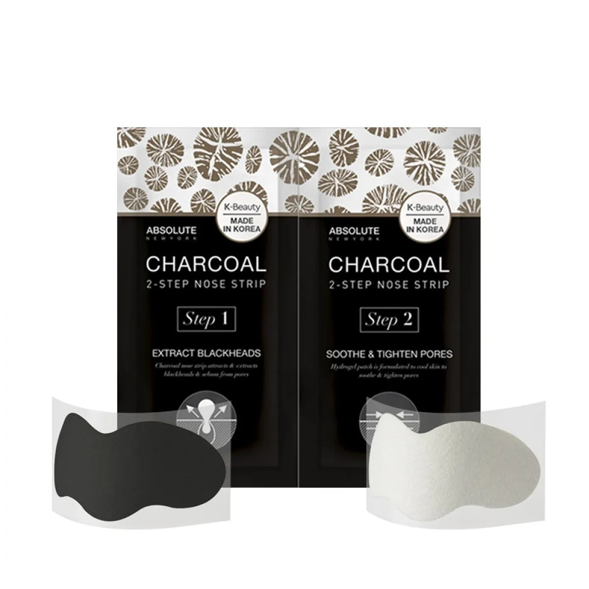 ABSOLUTE Charcoal 2-Step Nose Strip 0 0 Nose Strip - Tophatter Daily Deals