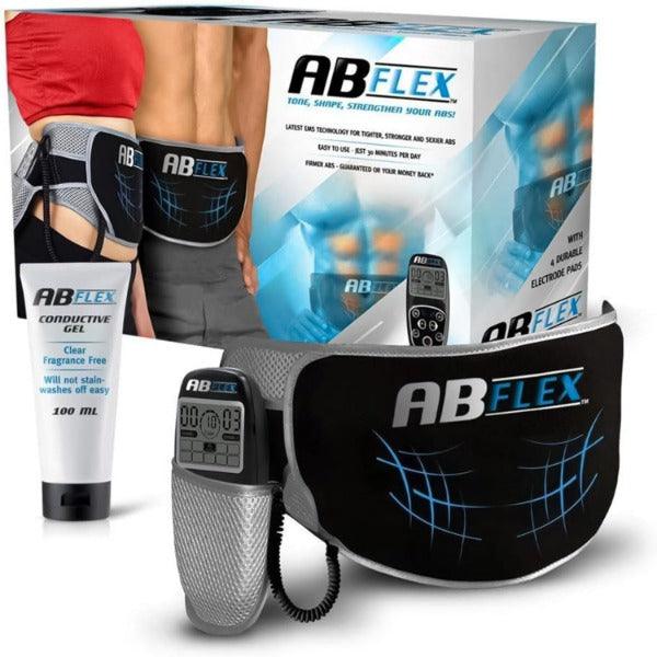 Stomach Toner Belt - ABFLEX Ab Toning Belt and Ab Stimulator for Slender Toned Stomach Muscles Health Care - Tophatter Daily Deals