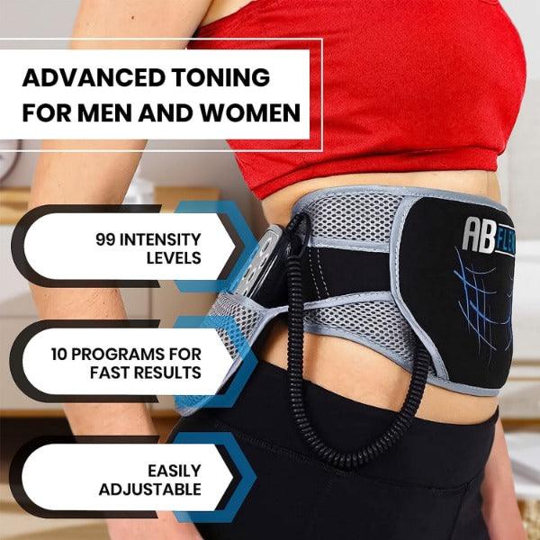 Stomach Toner Belt - ABFLEX Ab Toning Belt and Ab Stimulator for Slender Toned Stomach Muscles Health Care - Tophatter Daily Deals
