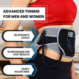 Stomach Toner Belt - ABFLEX Ab Toning Belt and Ab Stimulator for Slender Toned Stomach Muscles Health Care - Tophatter Daily Deals