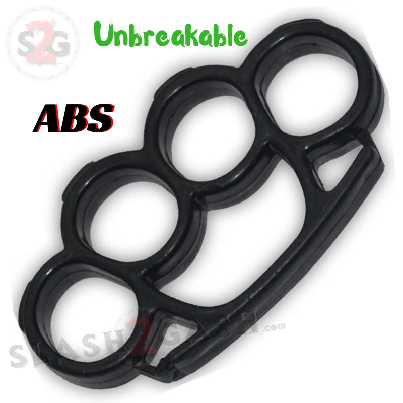 ABS Plastic Knuckles Unbreakable Lexan Paperweight - Black Belt Buckle - Tophatter Daily Deals