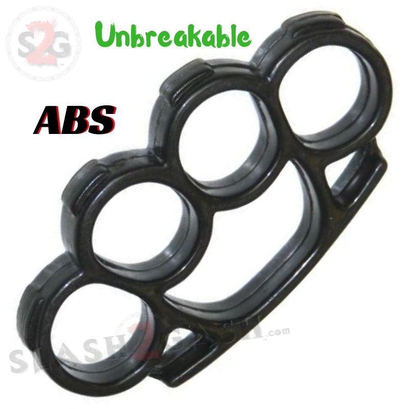 ABS Plastic Knuckles Unbreakable Lexan Paperweight - Black Belt Buckle - Tophatter Daily Deals