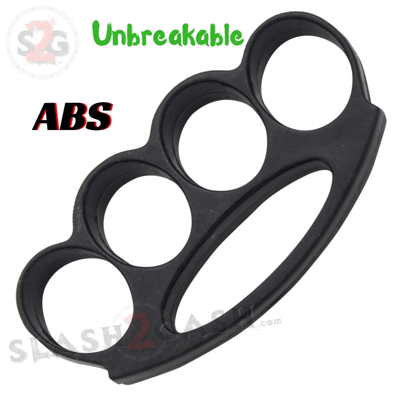 ABS Plastic Knuckles Unbreakable Lexan Paperweight Fat Boy Black Belt Buckle - Tophatter Daily Deals