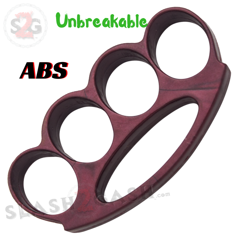 ABS Plastic Knuckles Unbreakable Paperweight Fat Boy - Brown Belt Buckle - Tophatter Daily Deals