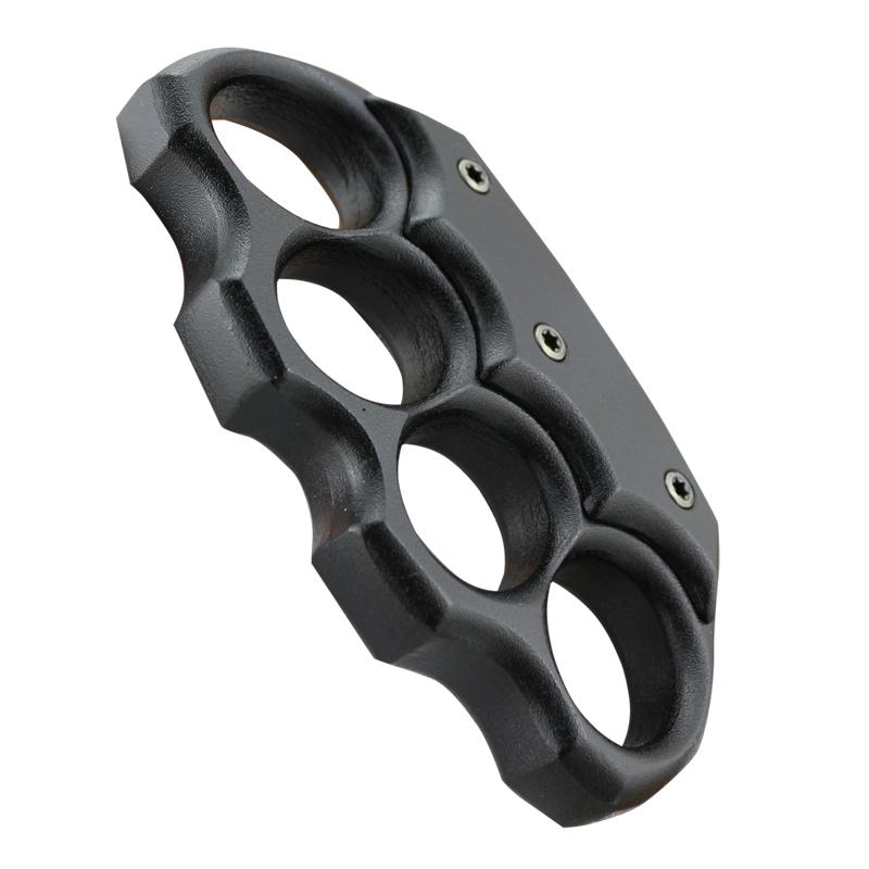 Stainless Steel Knuckle Duster Paperweight 1 pc Brass Knuckles - Tophatter Daily Deals