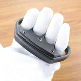 Stainless Steel Knuckle Duster Paperweight Brass Knuckles - Tophatter Daily Deals