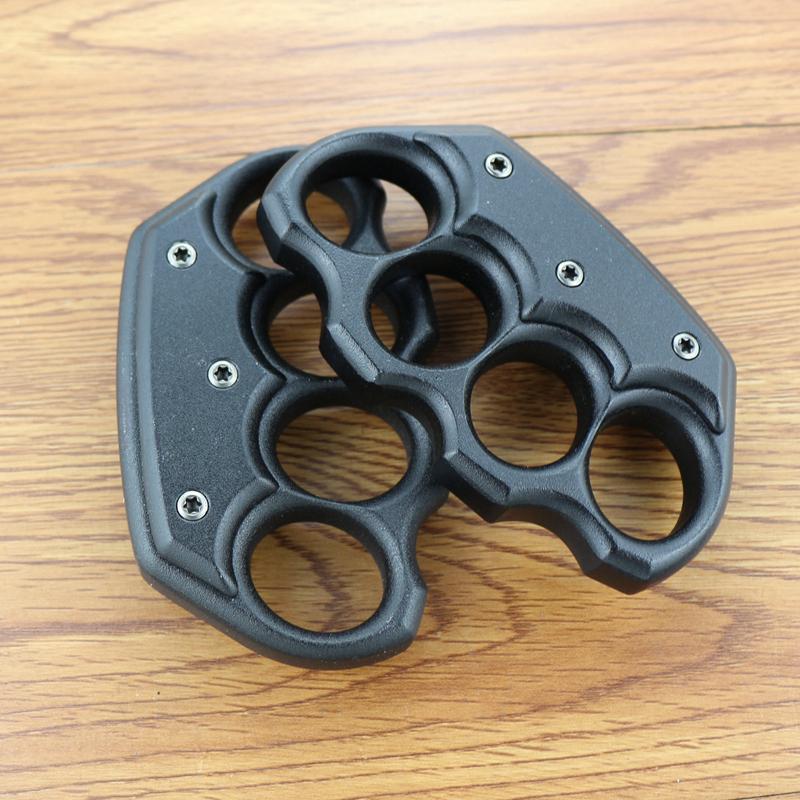 Stainless Steel Knuckle Duster Paperweight 1 pair Brass Knuckles - Tophatter Daily Deals