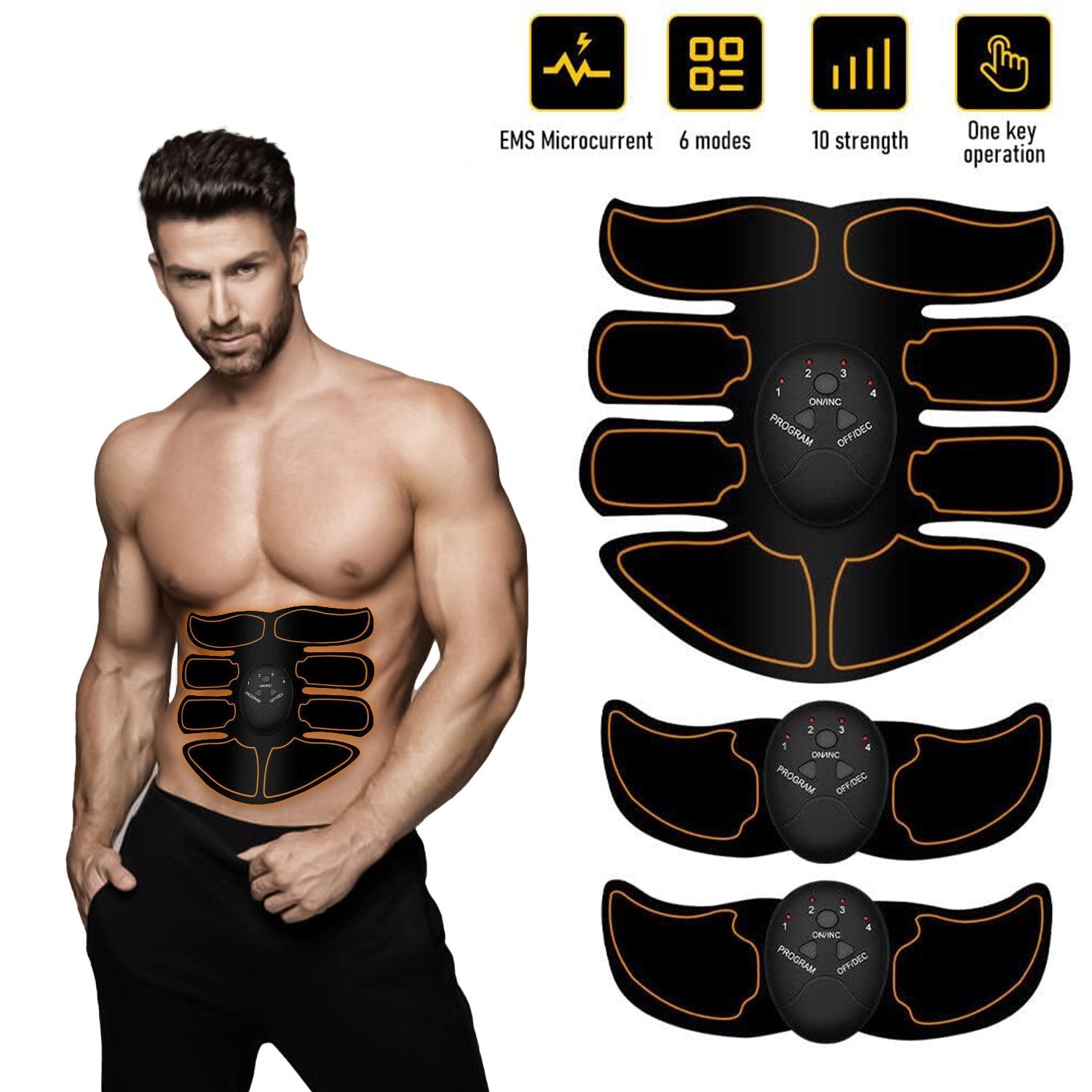 EMS Muscle Toner - Electric EMS Toner Machine Toning Belt ABS Simulation Burner Belly Shaper Health & Beauty - Tophatter Daily Deals