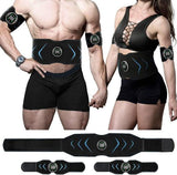 AB Electrical Stimulation - Rechargeable EMS Abdominal Muscle Toning Belt Fitness - Tophatter Daily Deals