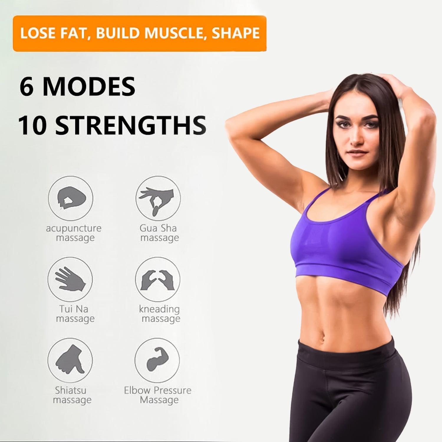 EMS Muscle Toner - Electric EMS Toner Machine Toning Belt ABS Simulation Burner Belly Shaper Health & Beauty - Tophatter Daily Deals