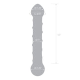 Glas 6.5 Inch Spiral Dildo with Blue Swirls > Glass > Dildos - Tophatter Daily Deals