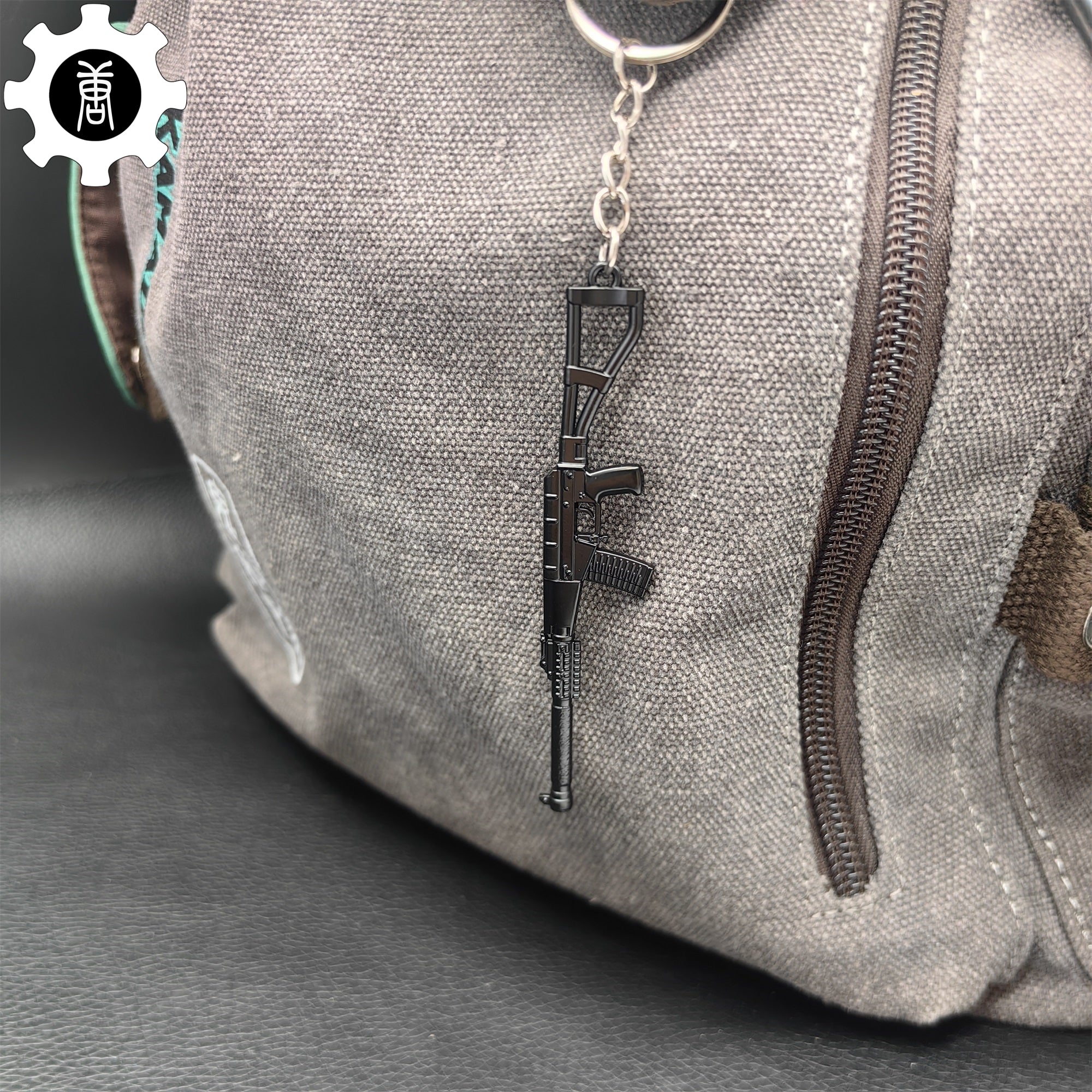 Mini AC-VAL Assault Rifle Model Metal Keychain - Tophatter Daily Deals