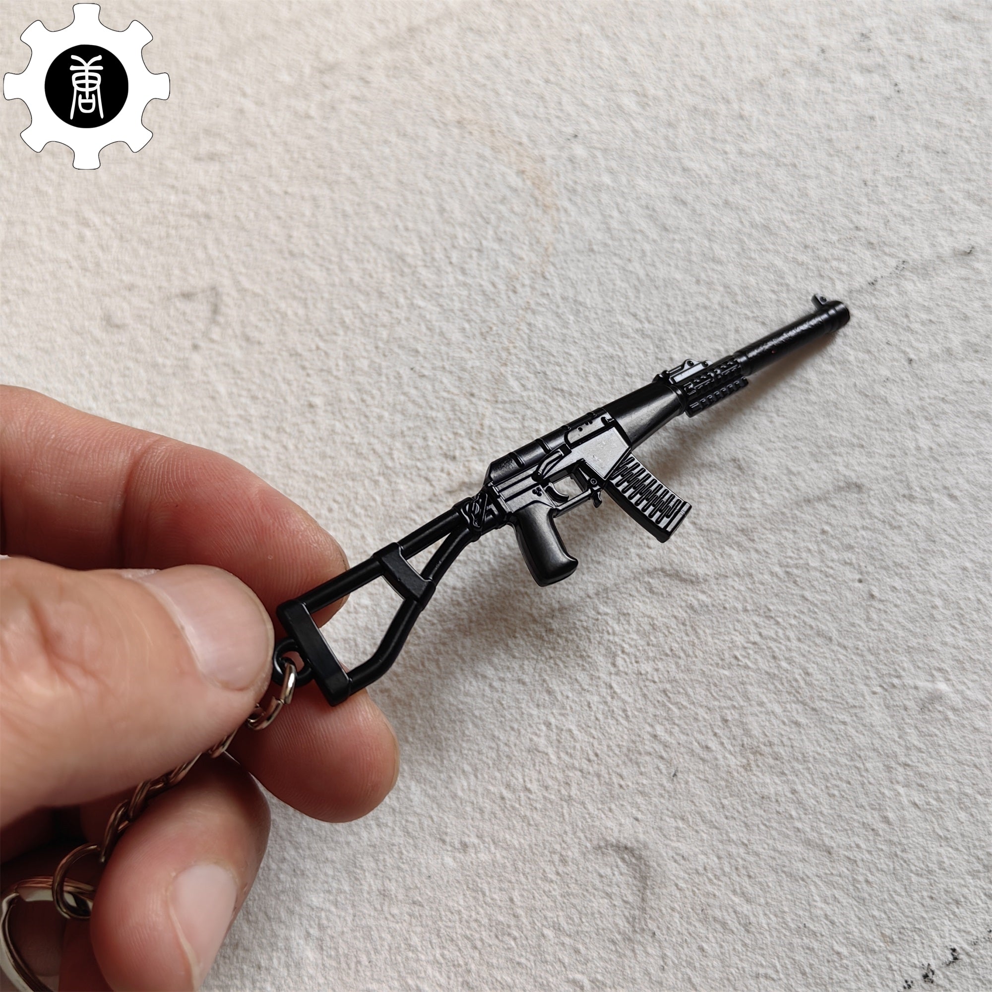 Assault Rifle Keychain Mini AC-VAL Assault Rifle Model Metal Keychain – Tophatter's Inc.