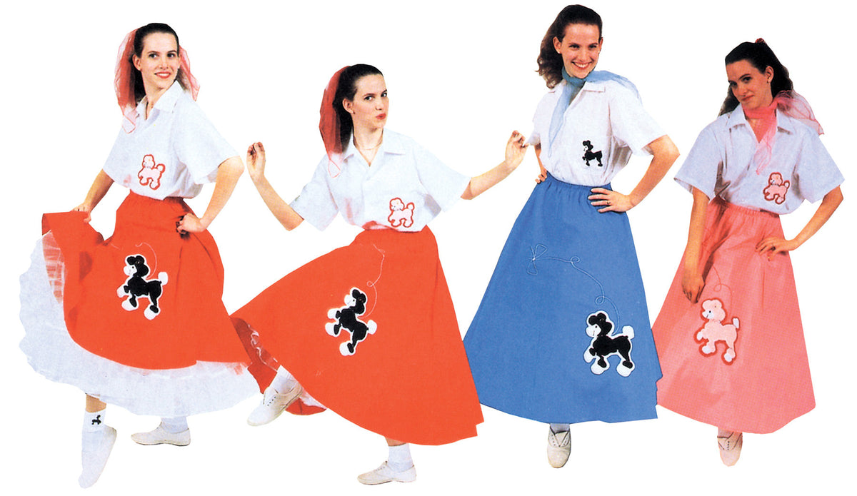 Women's Poodle Skirt Halloween & Party Essentials - Tophatter Daily Deals