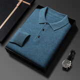 Soft Classic Men's Polo Sweater - Long Sleeve Knit, Casual - Tophatter Daily Deals