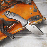GiantMouse ACE Atelier - "Mini Grand" - Milled Titanium - ELMAX Collectors - Tophatter Daily Deals
