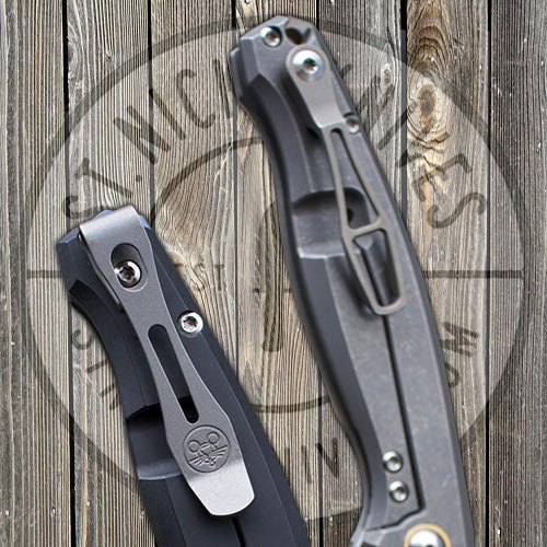 GiantMouse ACE Sonoma Titanium Deep Carry Pocket Clip Knives - Tophatter Daily Deals
