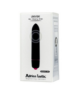 Adrien Lastic Univibe Mini Black Silicone Vibrating Bullet with 10 Modes and AAA Battery Included > Vibrators > Mini Vibrators - Tophatter Daily Deals