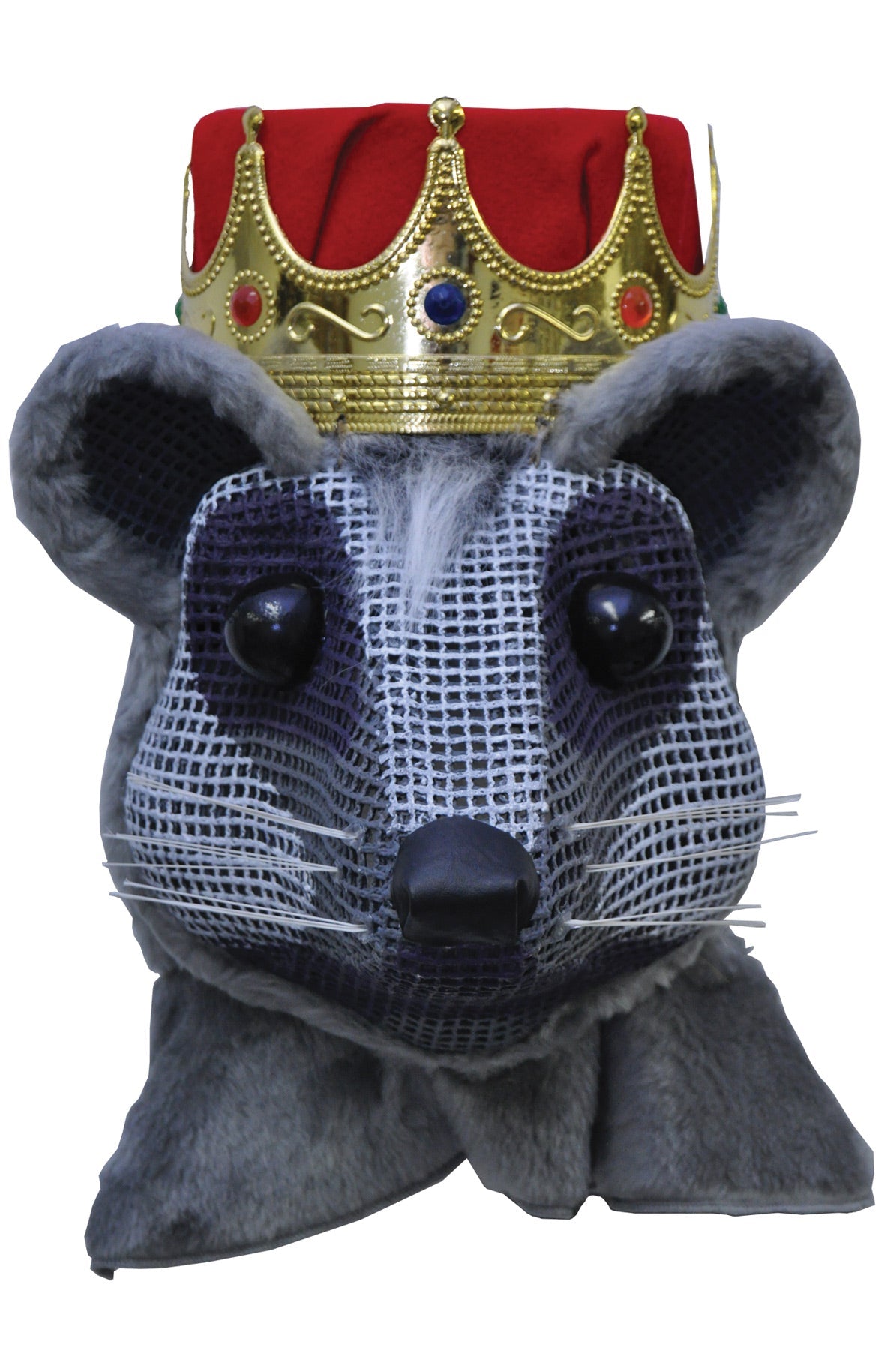 Mouse King Head With Crown Halloween Hats & Headpieces - Tophatter Daily Deals