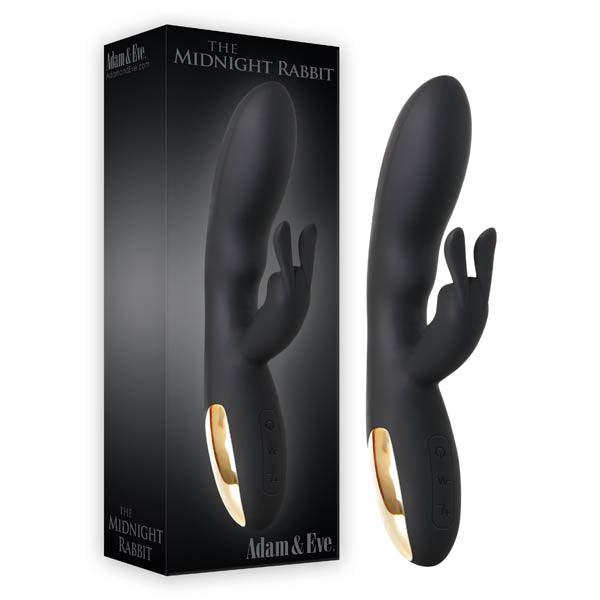 Adam & Eve The Midnight Rabbit Vibrator - 20.3 cm (8 Inch) > Vibrators > Ladies > Rabbit - Tophatter Daily Deals