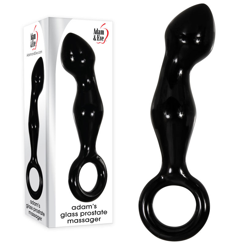 Adam & Eve Glass Prostate Massager 16.6 cm for Blissful Pleasure > Anal Range > Prostate Plugs - Tophatter Daily Deals