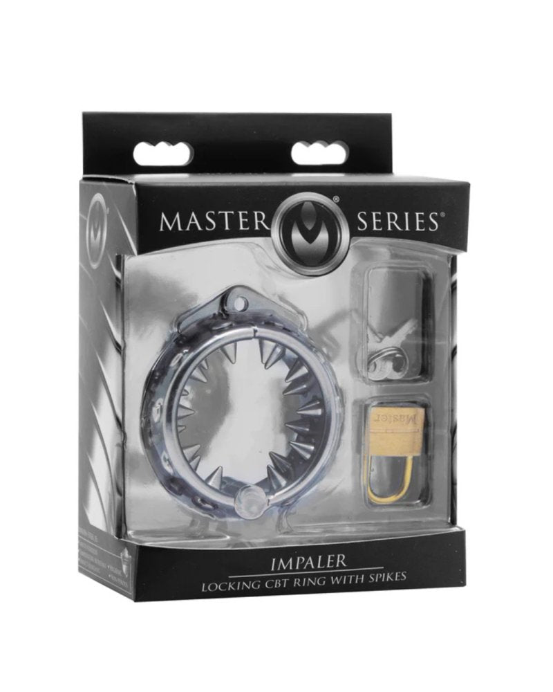 Master Series Impaler Locking Ring with Spikes – CBT Ring > Bondage Gear > Male Chastity - Tophatter Daily Deals