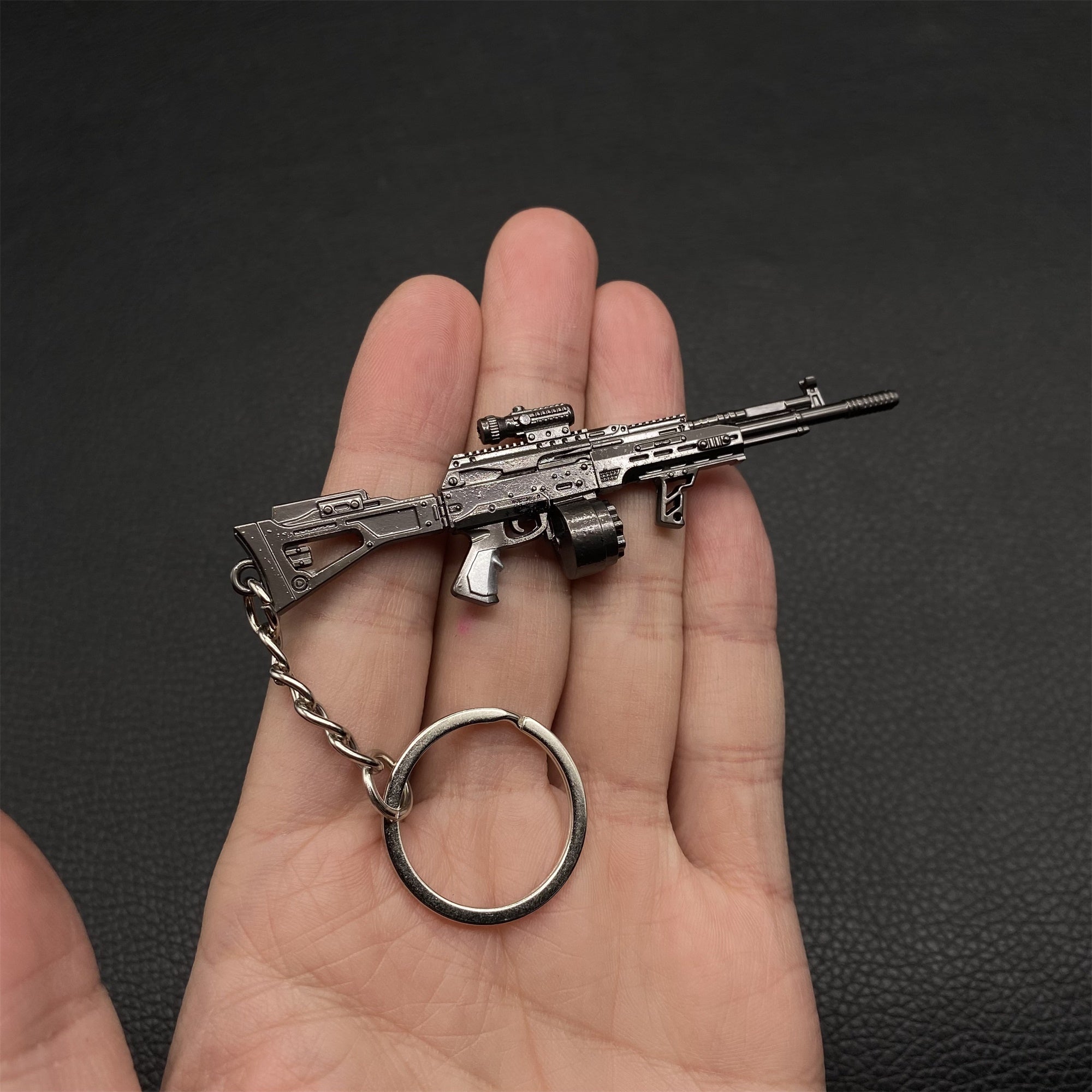 14 in 1 Keychain of Advanced Morden Gun With Accessories AEK AR - Tophatter Daily Deals