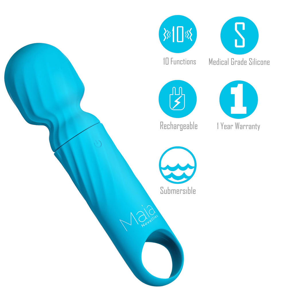 Maia DOLLY - 10-Function Mini Wand 12.7 cm Long > Sex Toys > Mini Massagers - Tophatter Daily Deals