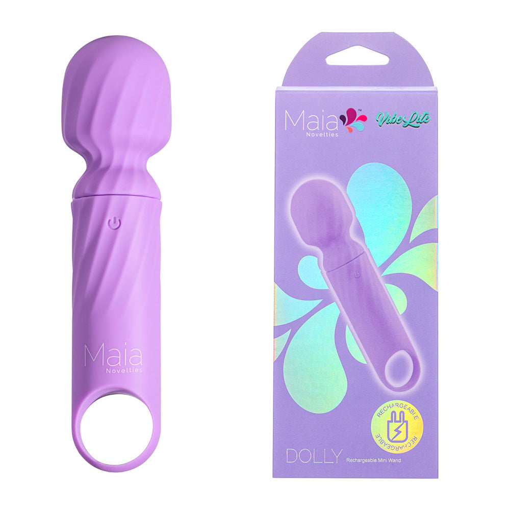 Maia Dolly Mini Massage Wand Purple > Sex Toys > Mini Massagers - Tophatter Daily Deals