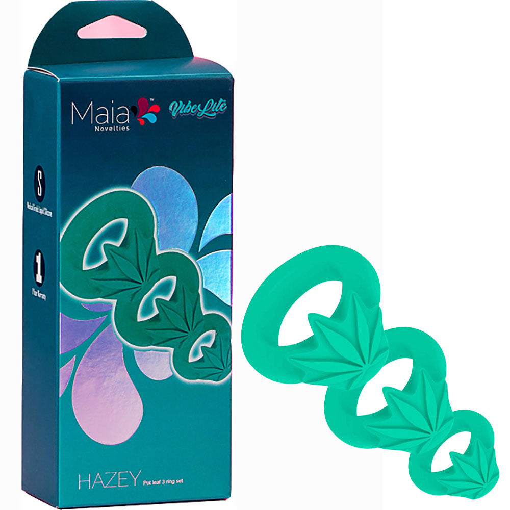 Maia HAZEY 3-Piece Penis Ring Set with Multi Sizes > Cock Ring > Sets - Tophatter Daily Deals
