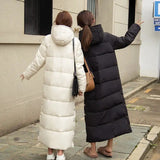 Windproof Oversized Women's Maxi Coat - Quilted Insulated - Tophatter Daily Deals